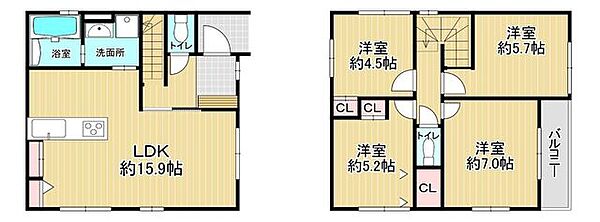間取りを拡大表示
