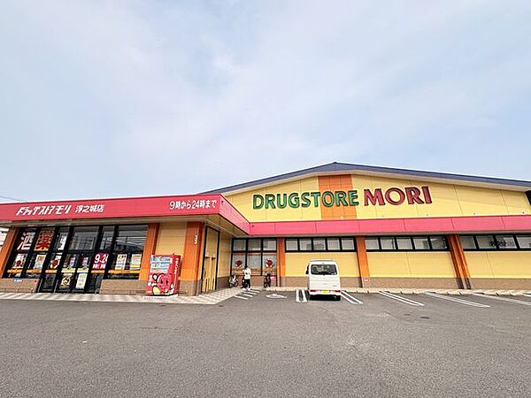 ドラッグストアモリ 浮之城店 1120m