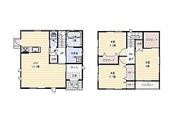 第4下田島平松モデル5号地　新築戸建 3LDKの間取り