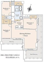 間取図画像 3LDK