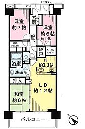 間取図画像 3LDK