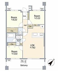 間取図画像 3LDK
