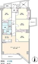 ジェム西川口 4LDKの間取図画像