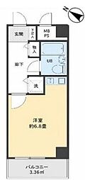 ライオンズマンション川口第10 ワンルームの間取図画像