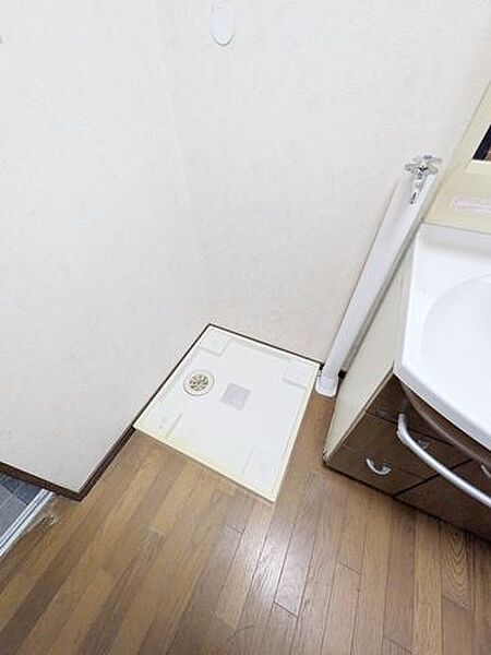 洗濯機置き場です。