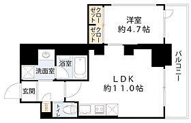 プレジオ恵美須  ｜ 大阪府大阪市浪速区恵美須西1丁目2-13（賃貸マンション1LDK・4階・39.64㎡） その2