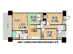 ブリリア琵琶湖大津京 3LDKの間取図画像