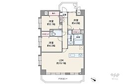 間取図画像 3LDK