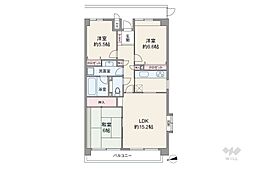 間取図画像 3LDK