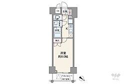 ステージファースト東十条 1Kの間取り