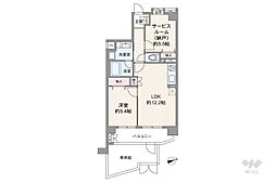 レーベンハイム東武練馬 1SLDKの間取図画像