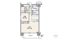 フォレストリア東浦和 1SLDKの間取図画像
