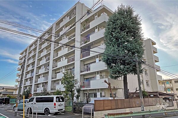 東建西が丘マンションの外観（北東側から）