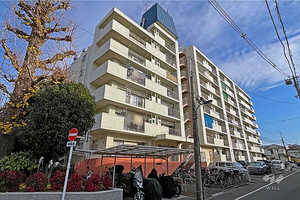 東建西が丘マンションの外観（北西側から）
