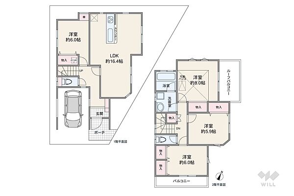 間取りを拡大表示