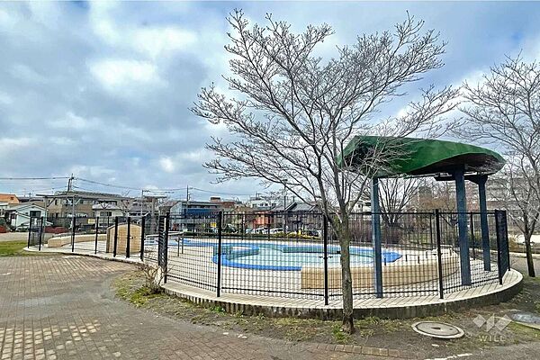 新田さくら公園の外観