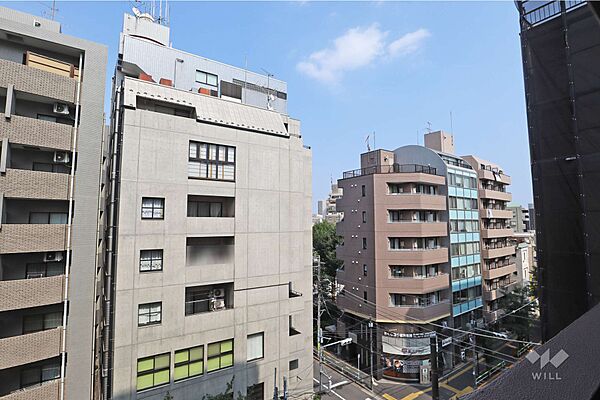 バルコニーからの眺め（南東方向）［2026年7月23日撮影］