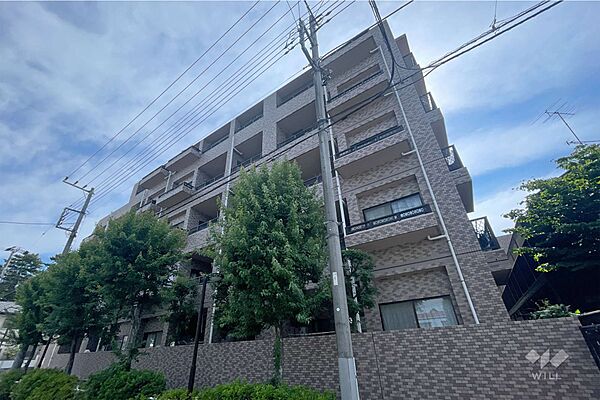 レクセルマンションときわ台の外観（南西側から）