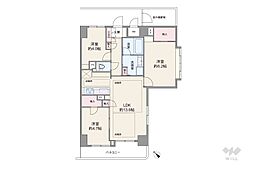 シーアイマンション池袋西 3LDKの間取図画像