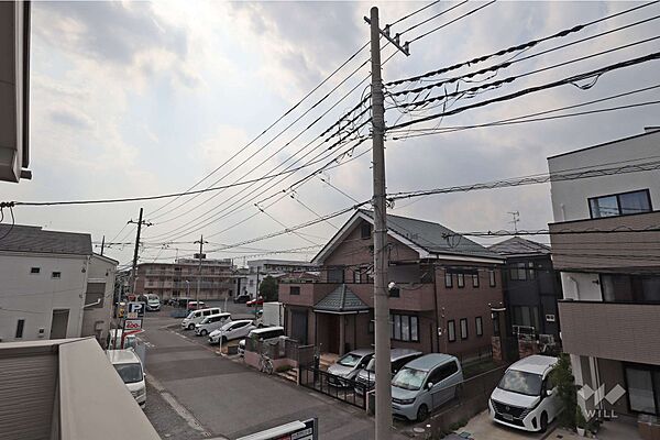 バルコニーからの眺め（西方向）［2026年7月21日撮影］