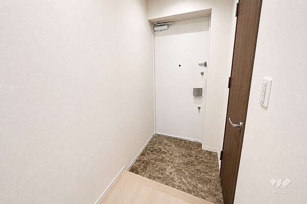 玄関収納はシューズインクローゼットになっているので、靴だけでなくアウトドア用品も収納可能です。※当写真はCG処理により家具等を消しております。