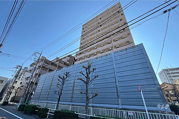 ライオンズプラザ本蓮沼の外観（北側から）
