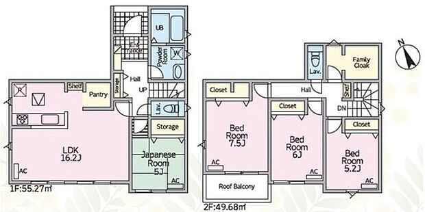延床面積:104.95m2