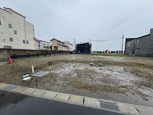 台風25号による降雨時（9月7日午前中）の写真です。冠水はありませんでした。