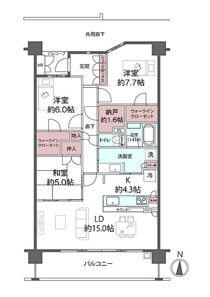 間取り：328000643408