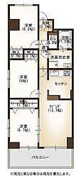 エバーグリーン日吉台 3LDKの間取図画像