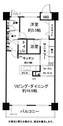 アルファスマート神辺2 1LDKの間取図画像