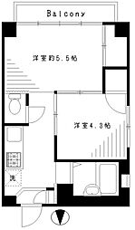 向山マンション 5階