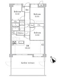 間取図画像 3LDK