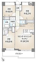 間取図画像 3LDK
