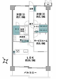 間取図画像 3LDK