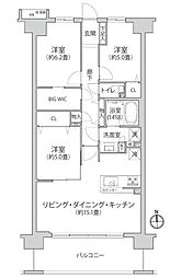 間取図画像 3LDK