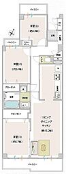 ピアパレス戸塚 3LDKの間取図画像