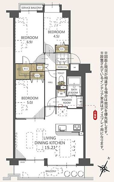 間取りを拡大表示