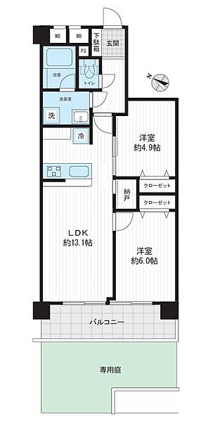 間取りを拡大表示