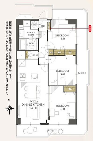 間取りを拡大表示