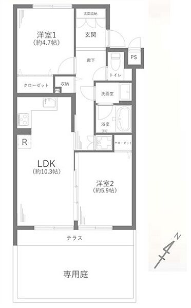 間取りを拡大表示