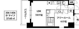 S-RESIDENCEESAKA 1LDKの間取図画像