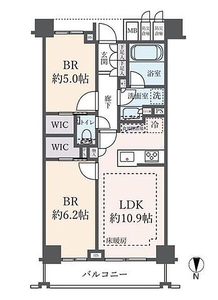 間取りを拡大表示