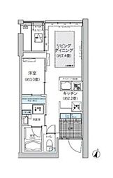 小田急小田原線 祖師ヶ谷大蔵駅 徒歩10分の賃貸マンション 1階1LDKの間取り