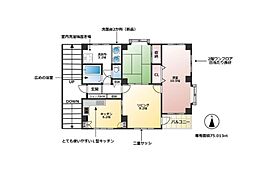 間取図画像 2SLDK