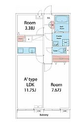 間取図画像 1SLDK