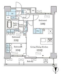 間取図画像 3LDK