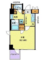 東急世田谷線 西太子堂駅 徒歩5分の賃貸マンション 2階1Kの間取り