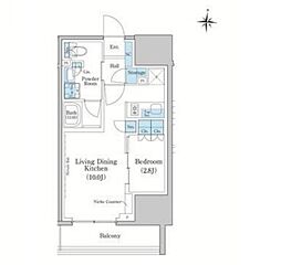 スタイリオ蒲田WEST 1LDKの間取図画像
