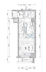 MAINSTAGE大森北 1Kの間取図画像